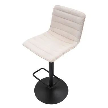 HOOKER BAR Wysoki Biały 43x49,5x85,5-107 cm (Siedzisko 61-82,5 cm)
 Zestaw 2 szt.
